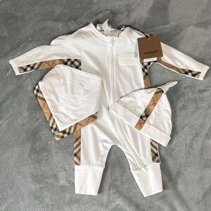 Burberry Kids One Piece with Classic Check Accents